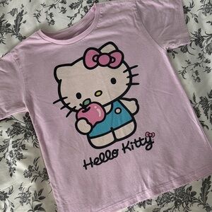Hello Kitty Pink Tee with Adorable Graphic